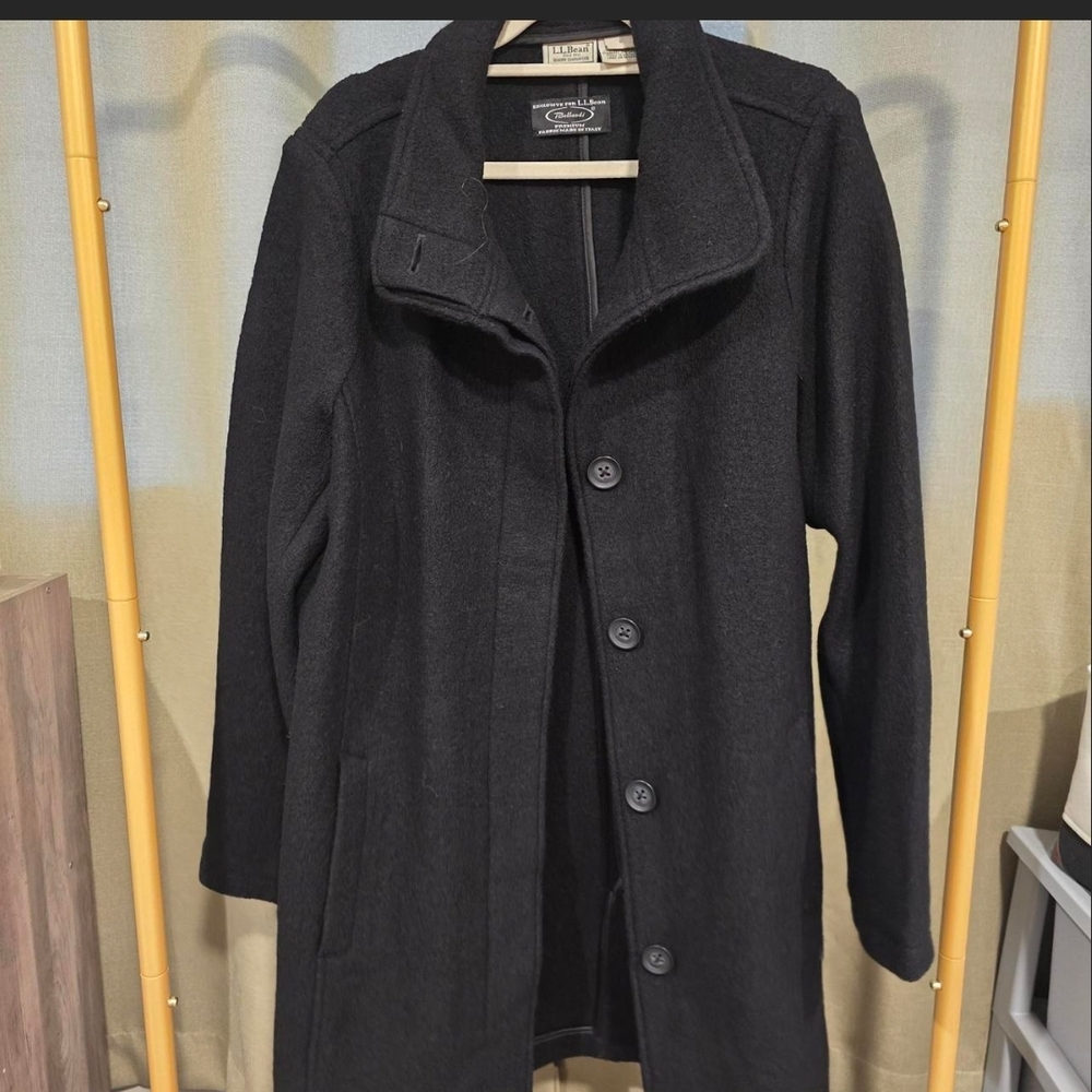 L.L. Bean Women's Black Trench Coat